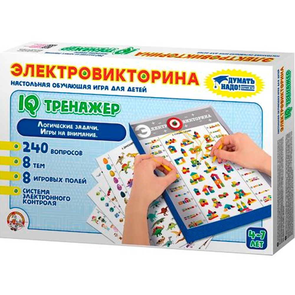 Игра Электровикторина IQ Тренажер 03669