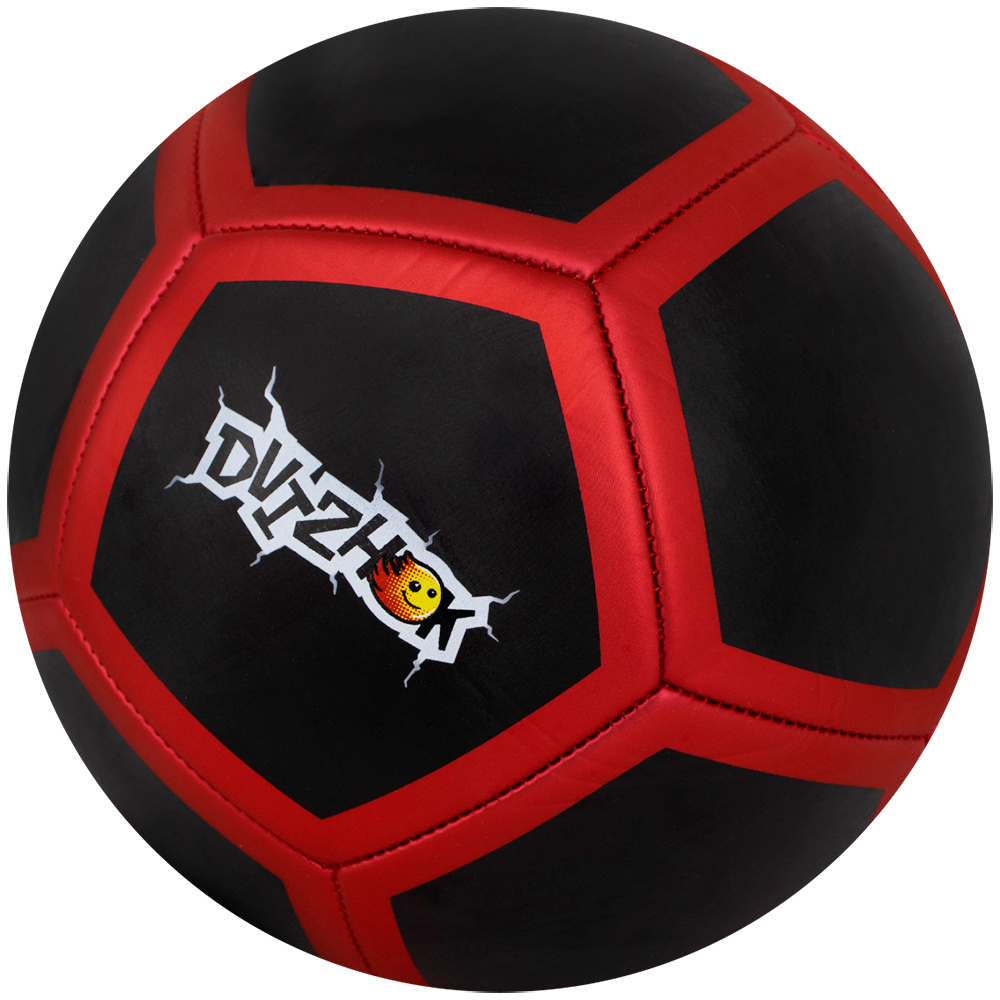 Мяч Футбол №5 Dvizhok 380 гр. 141V-724-2 черный с красным Мяч Футбол №5 Dvizhok 380 гр. 141V-724-2 черный с красным