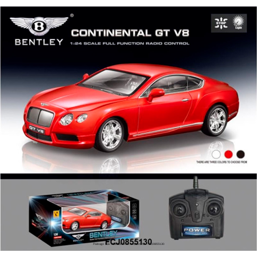 Машина р/у GK 866-2427S Bentley Continental GT V8 в кор.