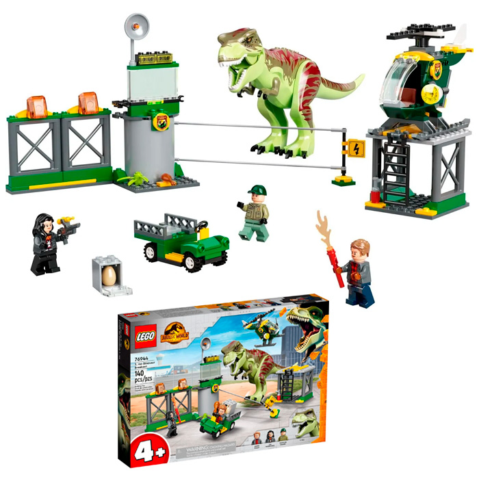 Конструктор LEGO 76944 JURASSIC WORLD "Побег тираннозавра"
