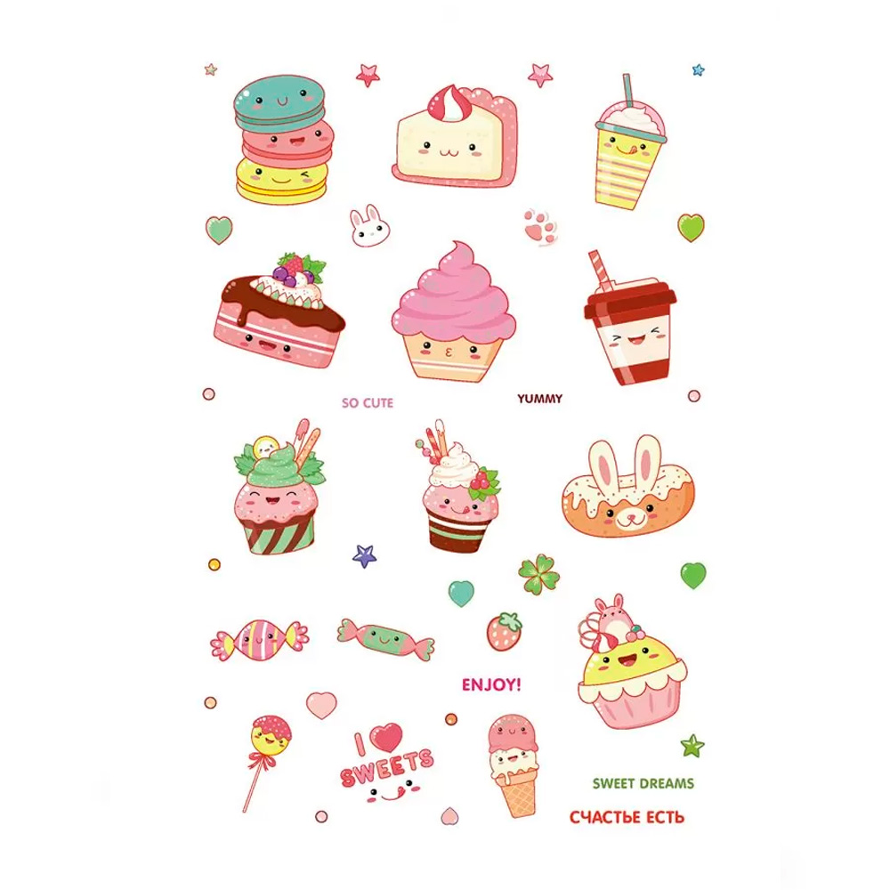 Наклейки Kawaii Dream (бежевая обложка) 978-5-00141-823-8 Наклейки Kawaii Dream (бежевая обложка) 978-5-00141-823-8