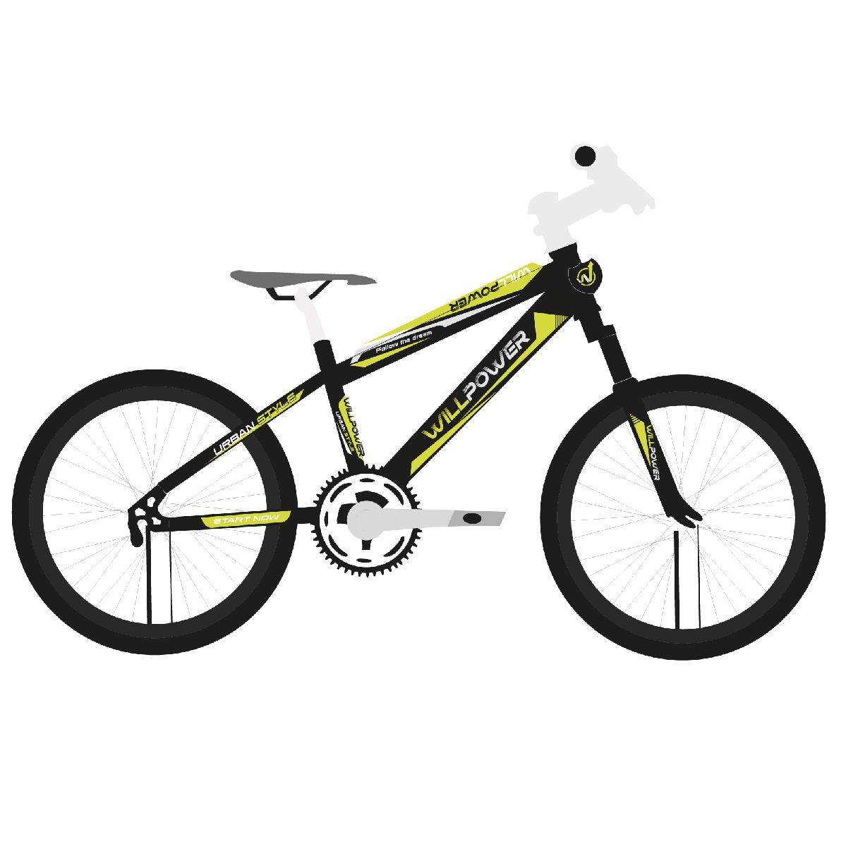 Велосипед 2-х 26" WILLPOWER зеленый FG230707003C-5-3 