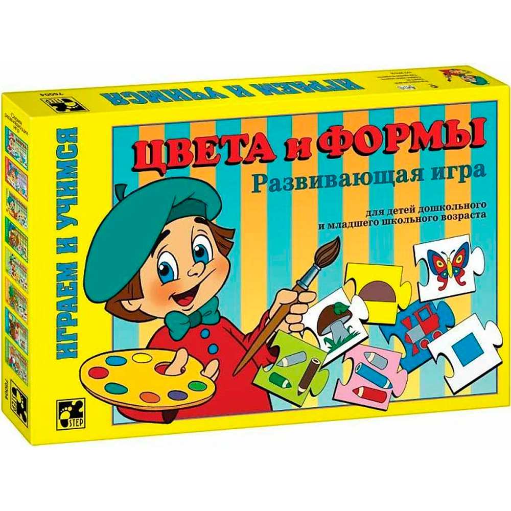 Игра развив. Цвета и формы (Джем) 76004 Степ /12/