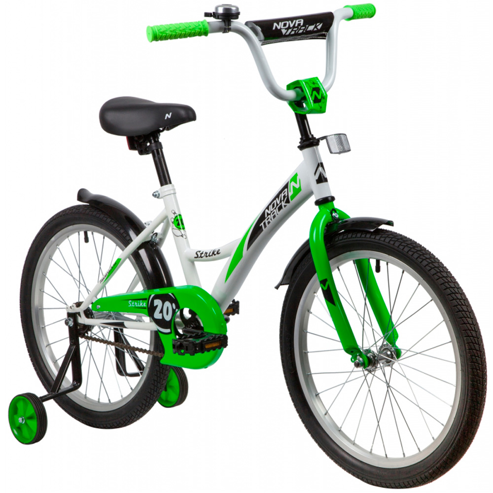 Велосипед двухколесный 20" STRIKE белый-зеленый 203STRIKE.WTG20-