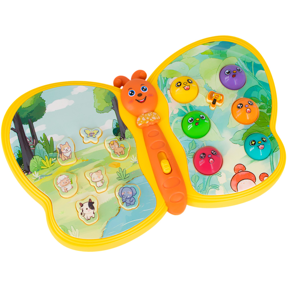 Развивающая игрушка Levatoys MK855-181D Бабочка желтый в пак. Развивающая игрушка Levatoys MK855-181D Бабочка желтый в пак.