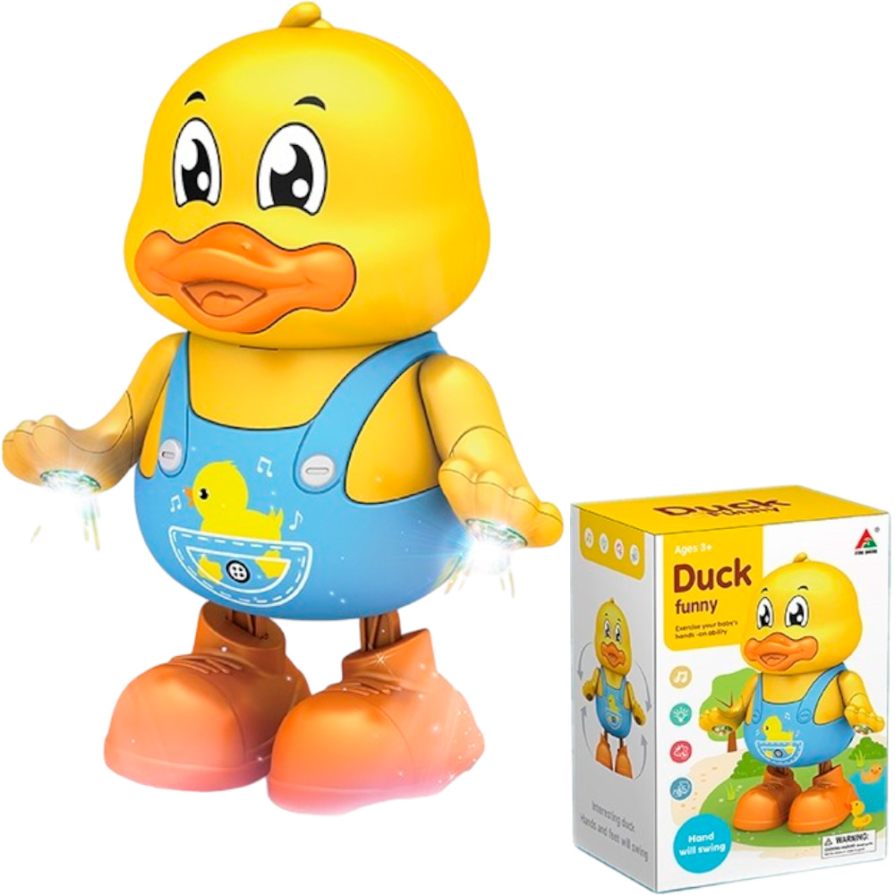 Игрушка на бат. FS238-7A Утенок в кор.