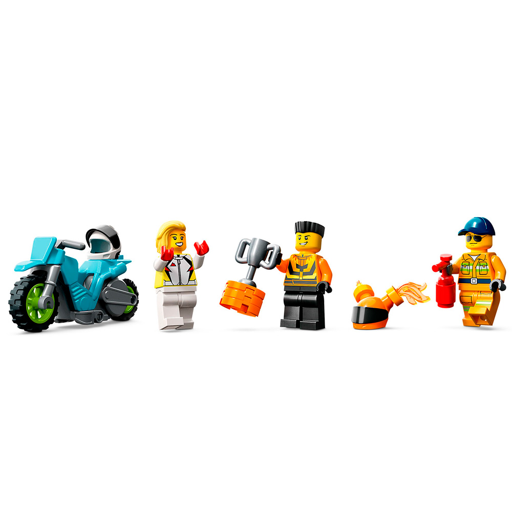 Конструктор LEGO 60357 CITY "Трюковый грузовик и огненное кольцо"