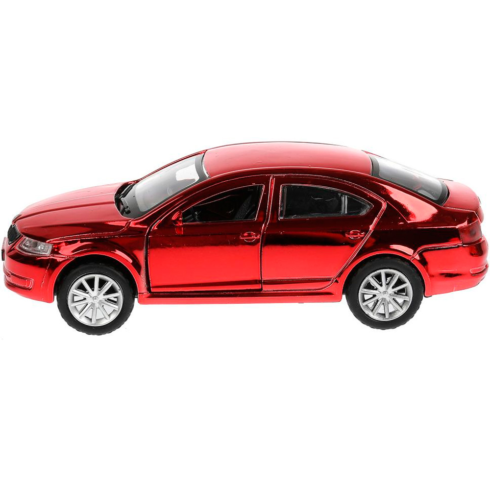 Модель OCTAVIA-RD-CH Skoda Octavia хром красный Технопарк в коробке Модель OCTAVIA-RD-CH Skoda Octavia хром красный Технопарк в коробке