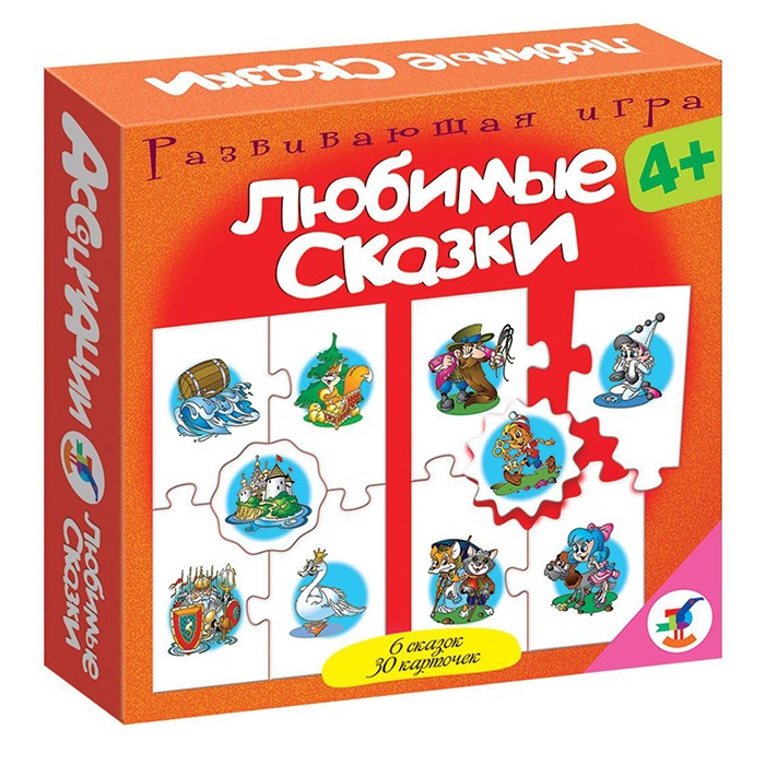 Игра-пазл Развивающий Ассоциации. Любимые сказки 2925