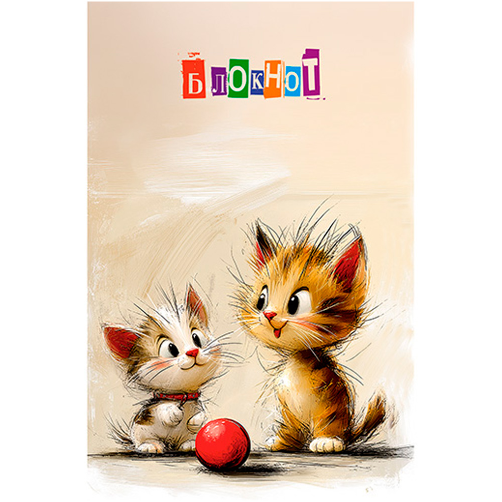 Блокнот 16 л. А6 Котята С1059-107