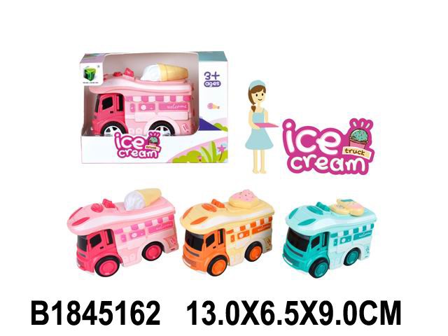 Машина инерц. 2618 Фургон мороженое в кор.