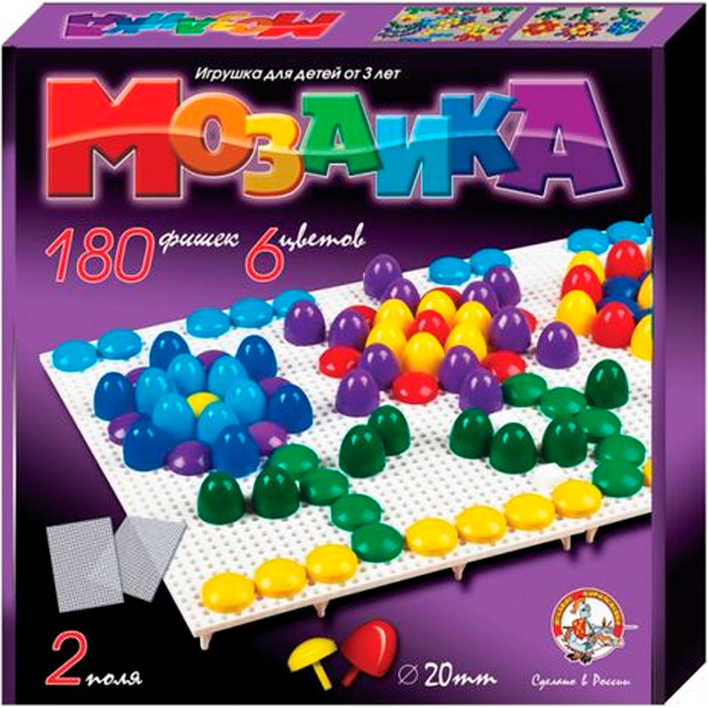 Мозаика 6цв. 180фишек 2007 /Росток/
