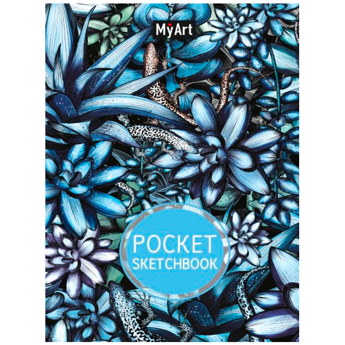 Скетчбук А5 462-0-129-76293-9 Pocket.Ящерки Скетчбук А5 462-0-129-76293-9 Pocket.Ящерки