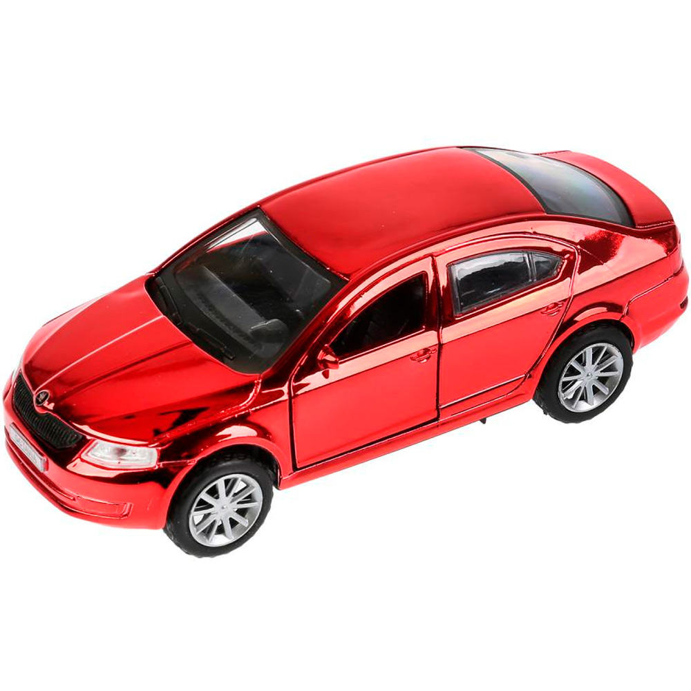 Модель OCTAVIA-RD-CH Skoda Octavia хром красный Технопарк в коробке Модель OCTAVIA-RD-CH Skoda Octavia хром красный Технопарк в коробке