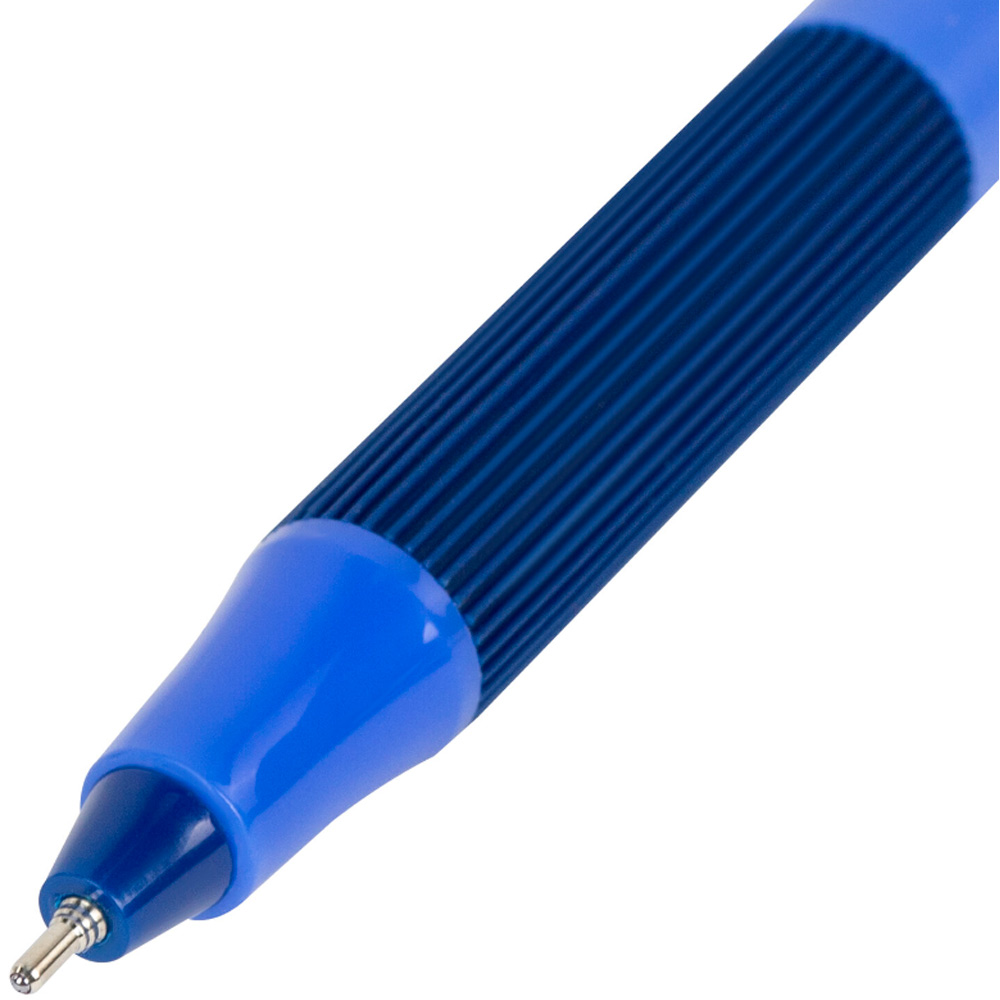 Ручка шариковая синяя i-STICK POINT NEON линия 0,35 мм, BRAUBERG 144022