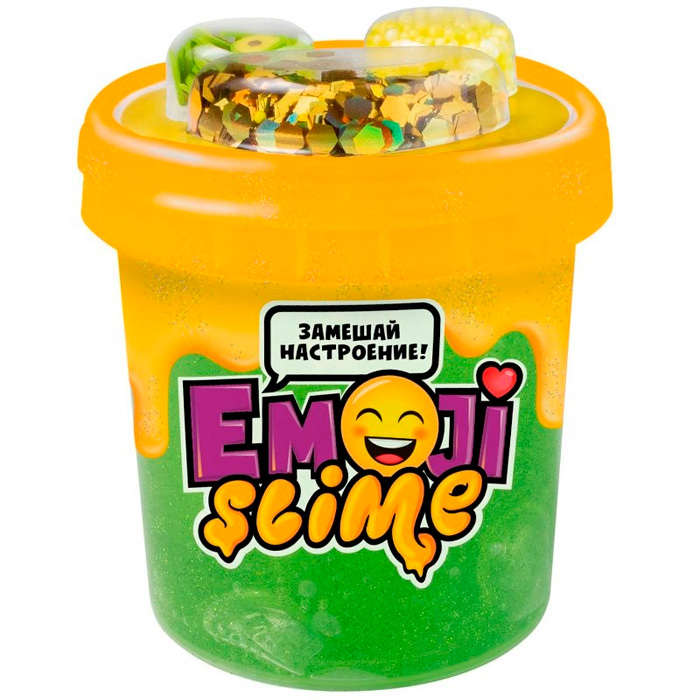 Лизун Slime Emoji 120 мл зеленый S130-79