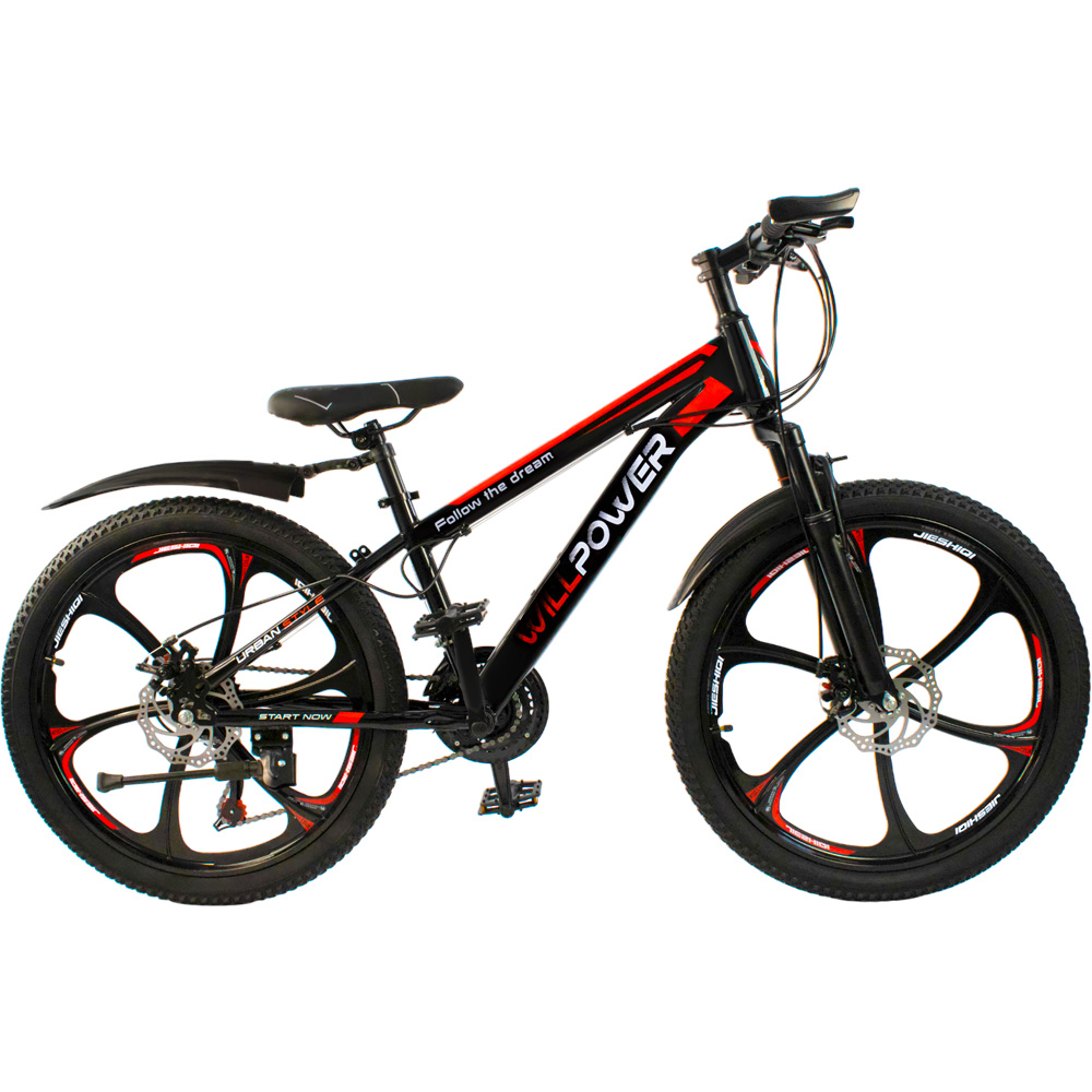 Велосипед 2-х 24" WILLPOWER красный FG23040113K-1