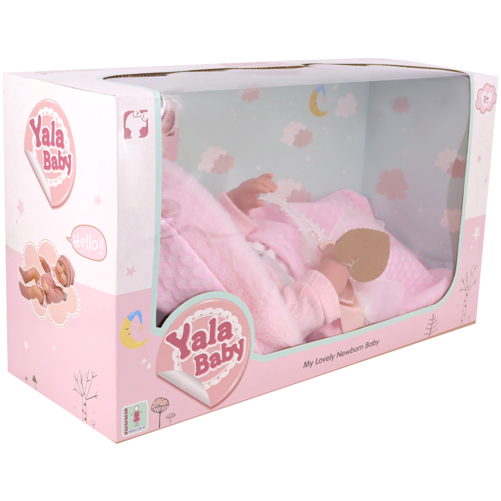 Пупс Yala Baby YYL2416A-M в конверте с аксесс. в кор.