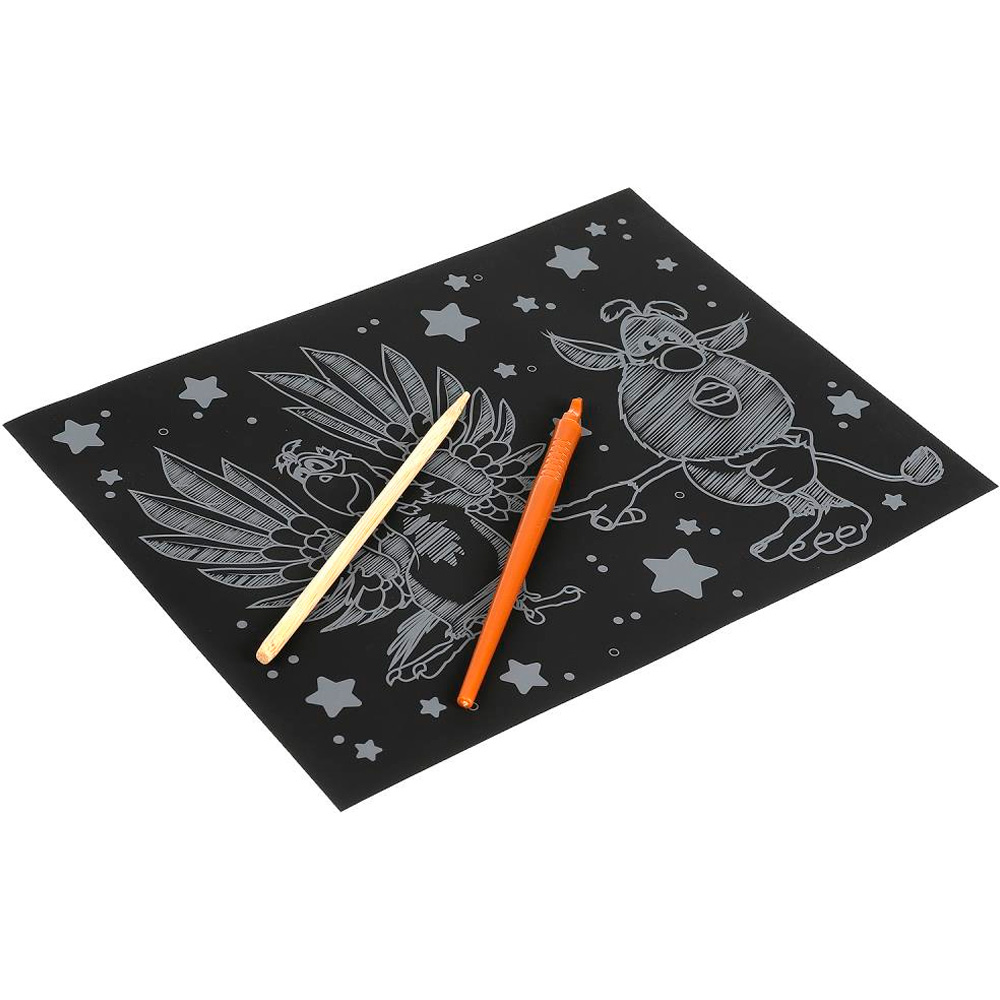 Набор ДТ Гравюра 18*24 см БУБА золотая МУЛЬТИ АРТ SCRATCHART-GOLD-BU1 Набор ДТ Гравюра 18*24 см БУБА золотая МУЛЬТИ АРТ SCRATCHART-GOLD-BU1