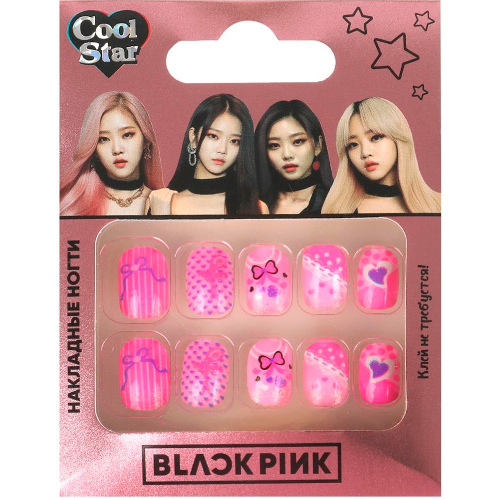 Ногти накладные black pink Cool Star 115620-BP-TTG