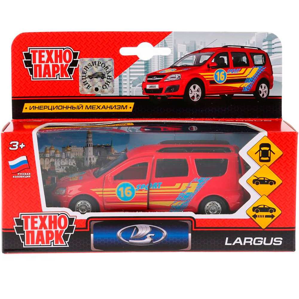 Модель SB-16-47-S-WB LADA Largus спорт 12см Технопарк в коробке Модель SB-16-47-S-WB LADA Largus спорт 12см Технопарк в коробке