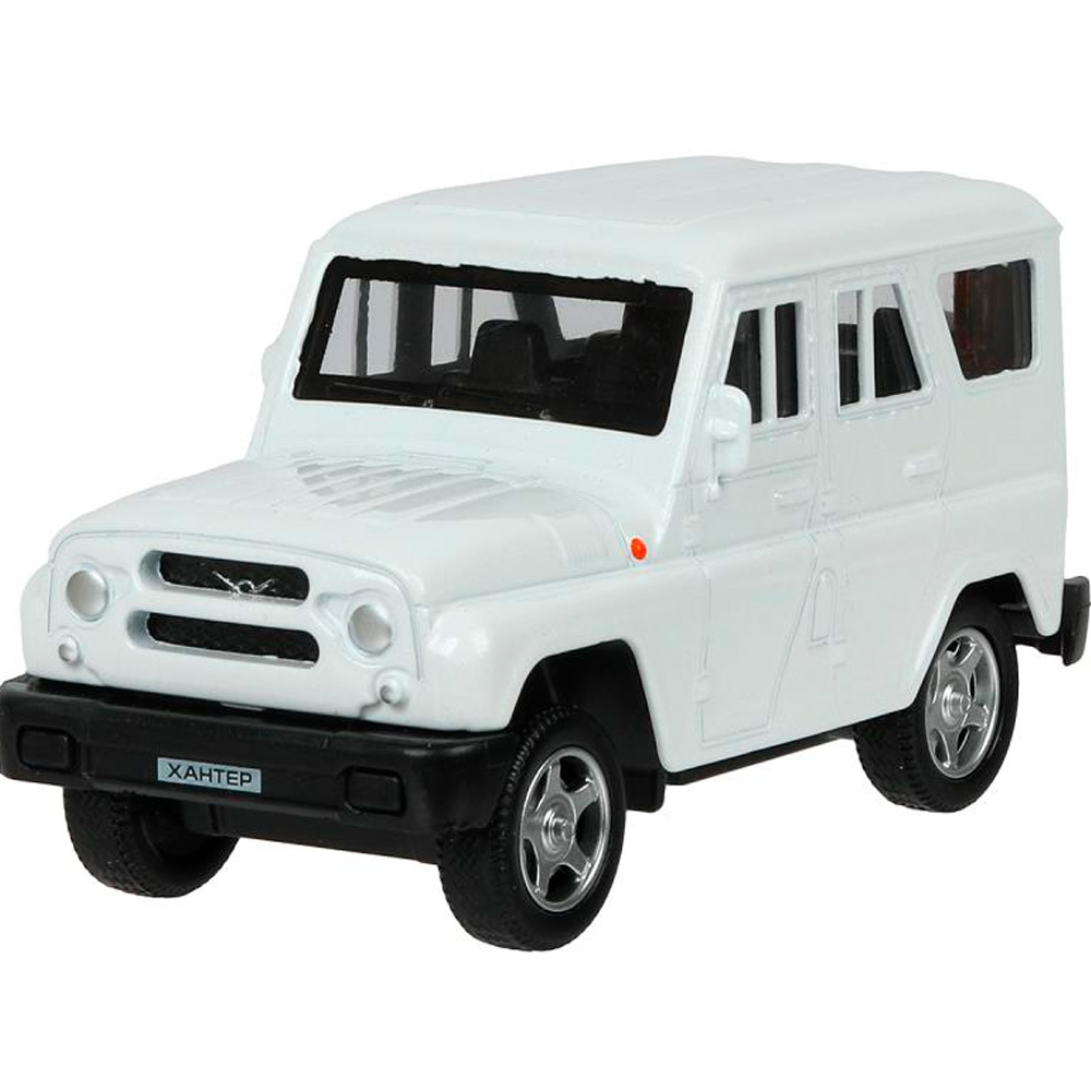 Модель HUNTER-11-WH UAZ ХАНТЕР длина 10,5 см, инерция, белый Технопарк в кор. Модель HUNTER-11-WH UAZ ХАНТЕР длина 10,5 см, инерция, белый Технопарк в кор.