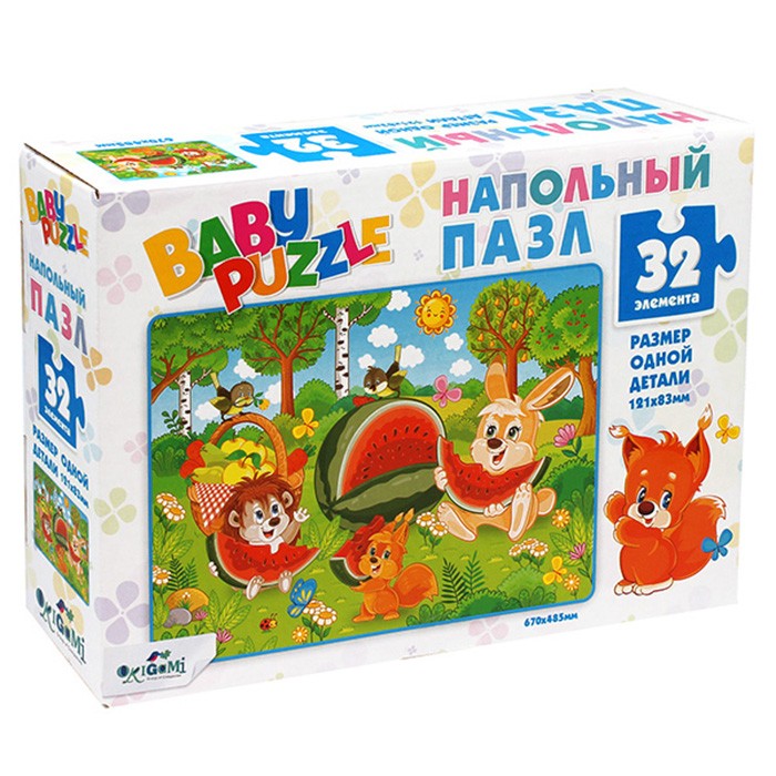 Пазл 32 Напольный.Арбуз 05958 Пазл 32 Напольный.Арбуз 05958