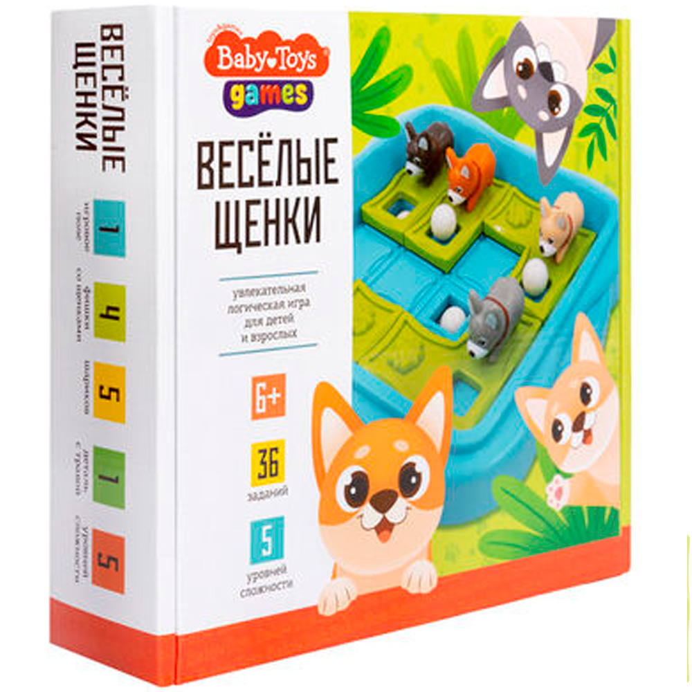 Игра "Веселые щенки" BabyToys 70042