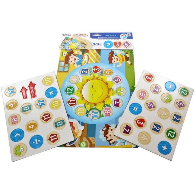Игра Магнитные истории Часы 03502 Игра Магнитные истории Часы 03502