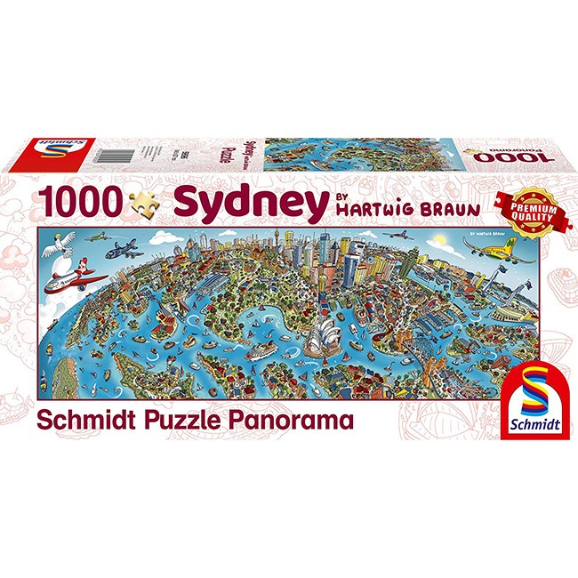 Пазл 1000 Хартвиг Браун Панорама города- Сидней 59595 Schmidt
