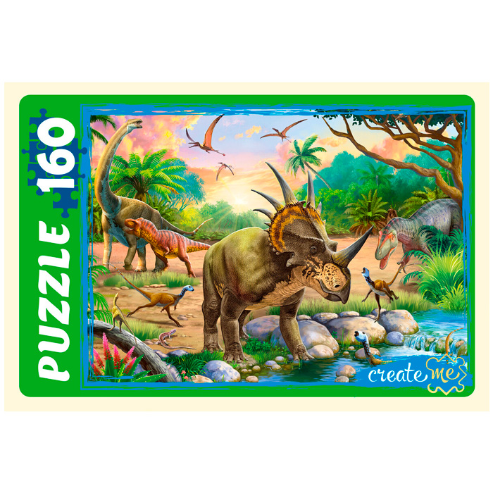 Пазл 160 Мир динозавров №32 ПУ160-3904.