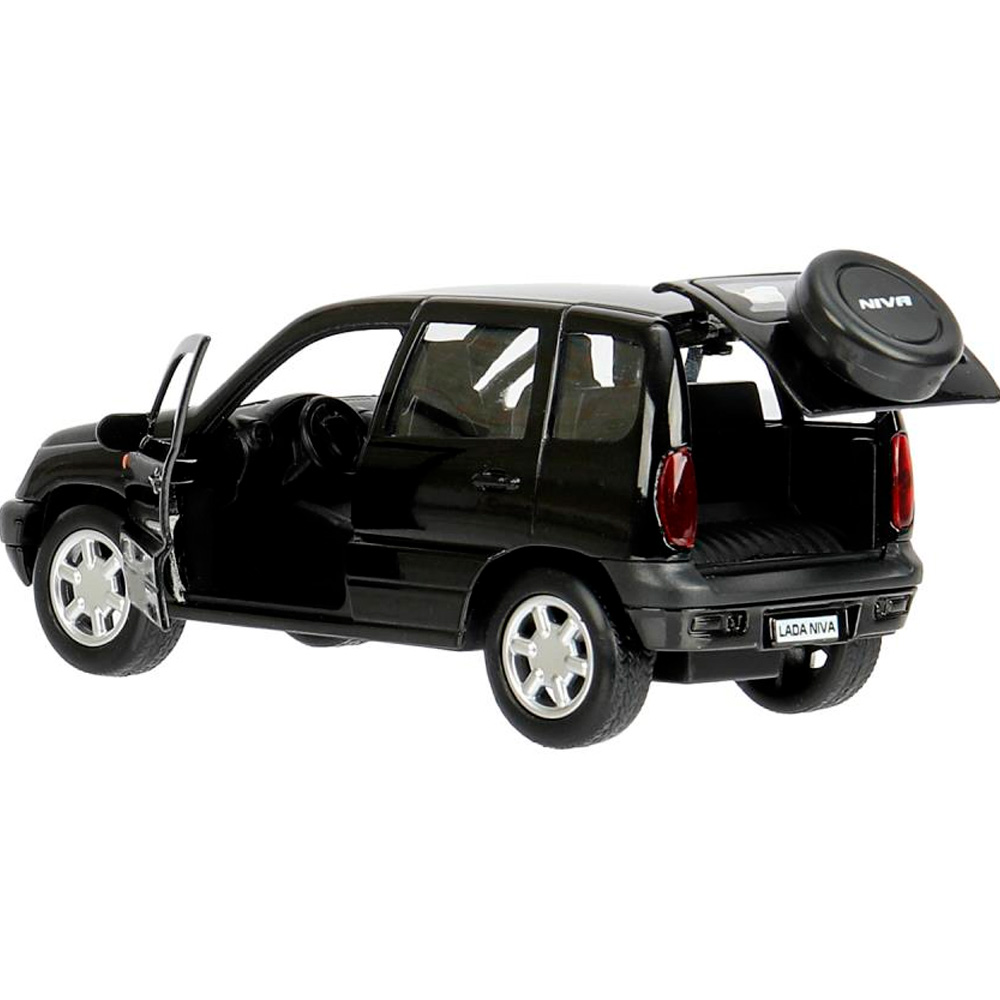 Модель LADANIVA-12-BK-WOD LADA NIVA длина 12 см, двери, багаж, инерц, черный, Технопарк в кор. Модель LADANIVA-12-BK-WOD LADA NIVA длина 12 см, двери, багаж, инерц, черный, Технопарк в кор.