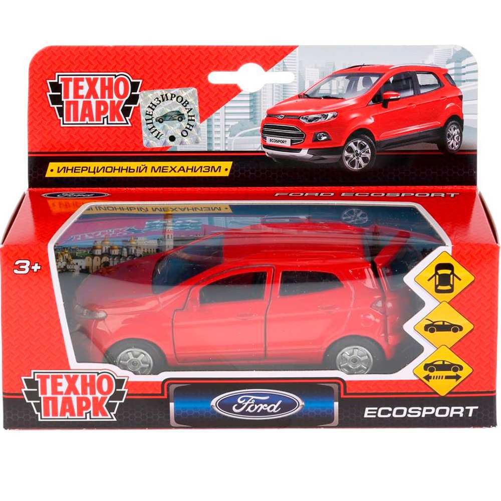 Модель SB-18-21-N(R)-WB FORD Ecosport красный Технопарк  в коробке