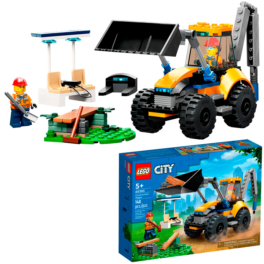 Конструктор LEGO CITY "Строительный экскаватор" 60385