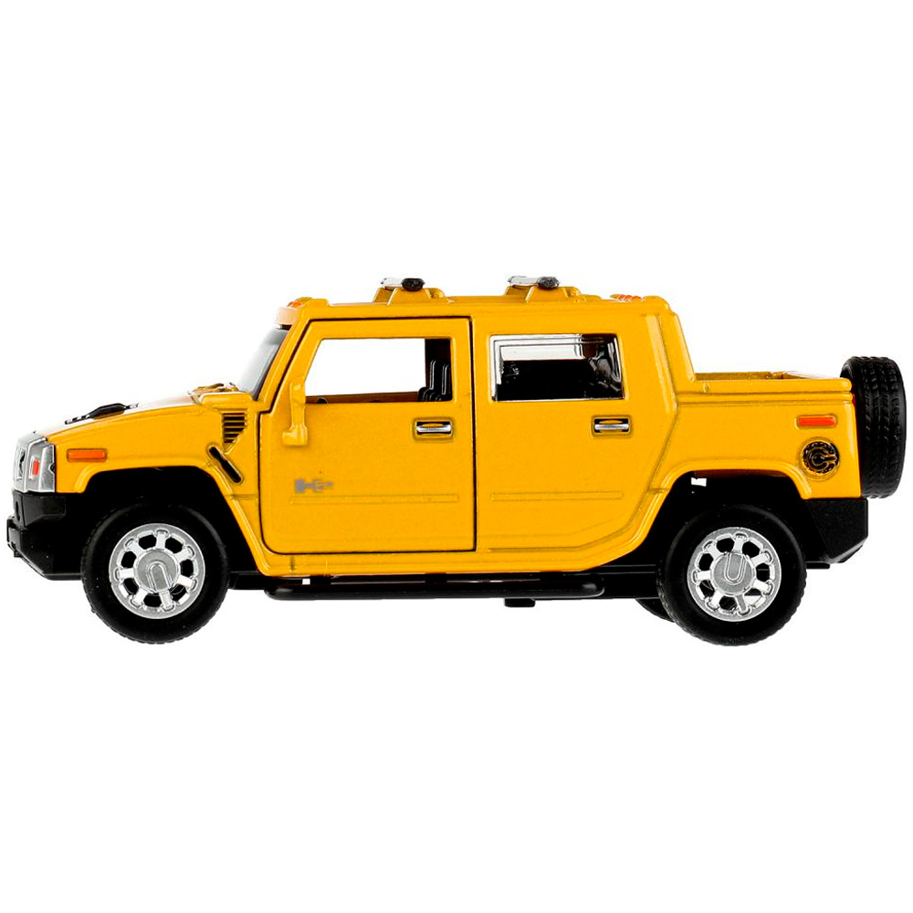 Модель HUM2PICKUP-12-YE HUMMER H2 PICKUP желтый Технопарк в коробке